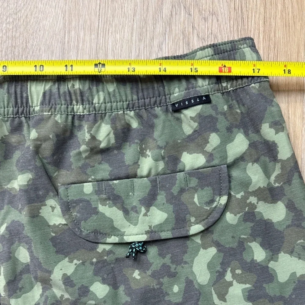 Vissla Ecolastics Camo Board Shorts Mens Large NWT Green Quick Dry Beach Boating
